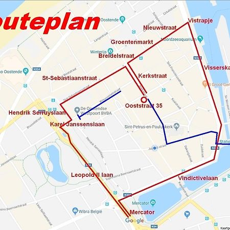 Vakantieappartement Emiel Centrum Oostende Met Garage エクステリア 写真
